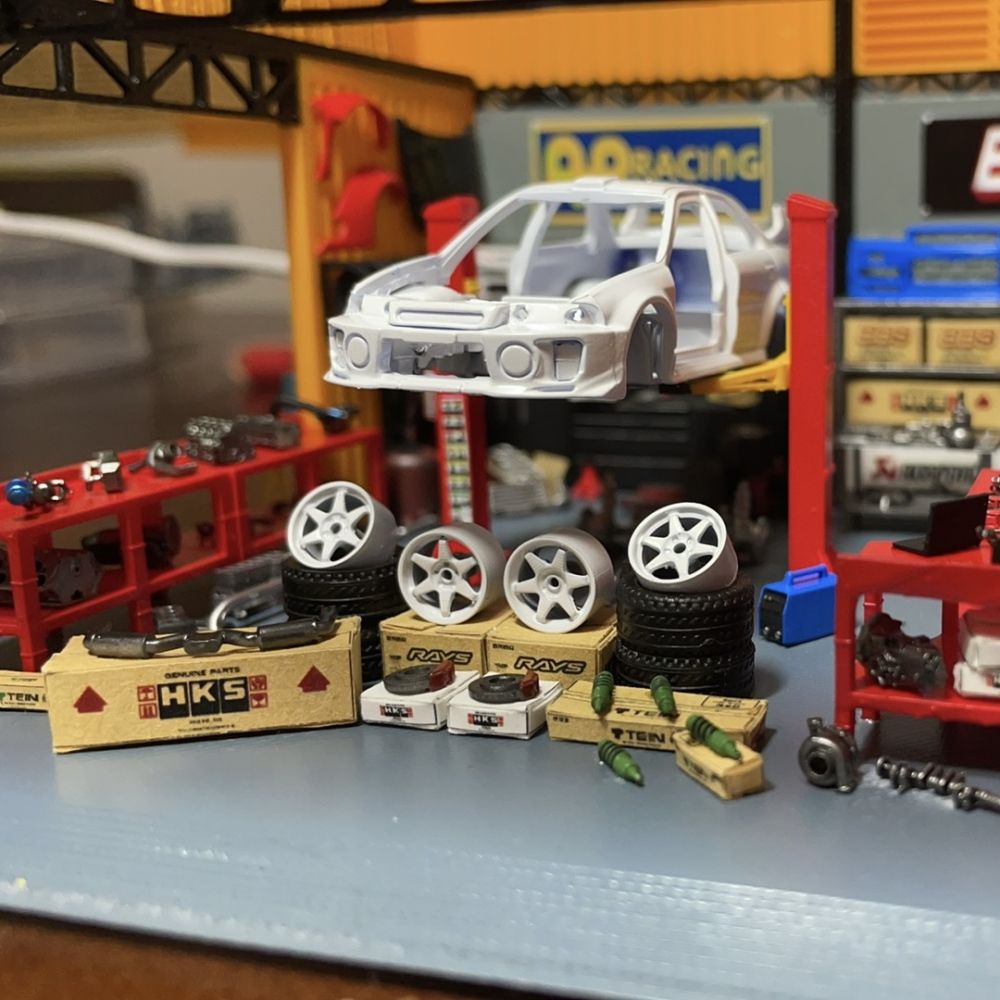 Diorama 1:64 hub caliper model - Auto Repair Shop Japan avaliação e preço