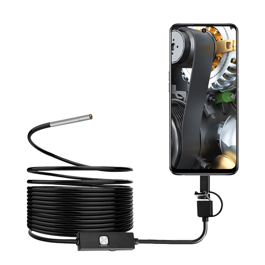 Dearsee 3 em 1 Android USB End - Endoscope Inspection Camera avaliação e preço