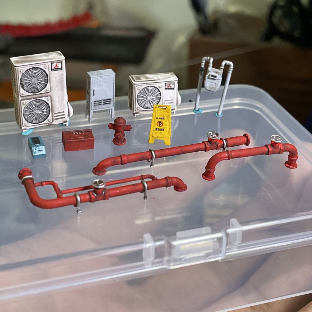 Diorama 1:64 ar condicionado m - Auto Repair Shop Japan avaliação e preço