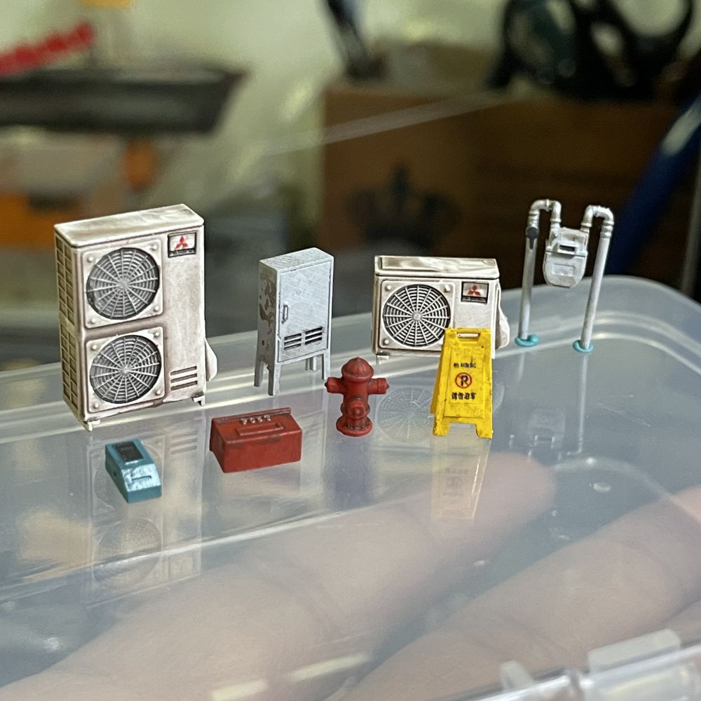 Diorama 1:64 ar condicionado m - Auto Repair Shop Japan avaliação e preço