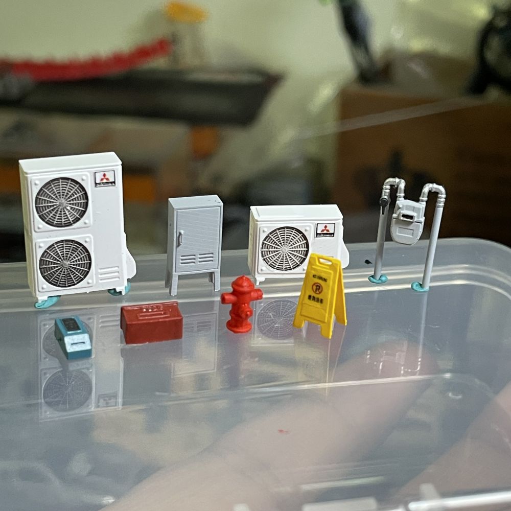 Diorama 1:64 ar condicionado m - Auto Repair Shop Japan avaliação e preço