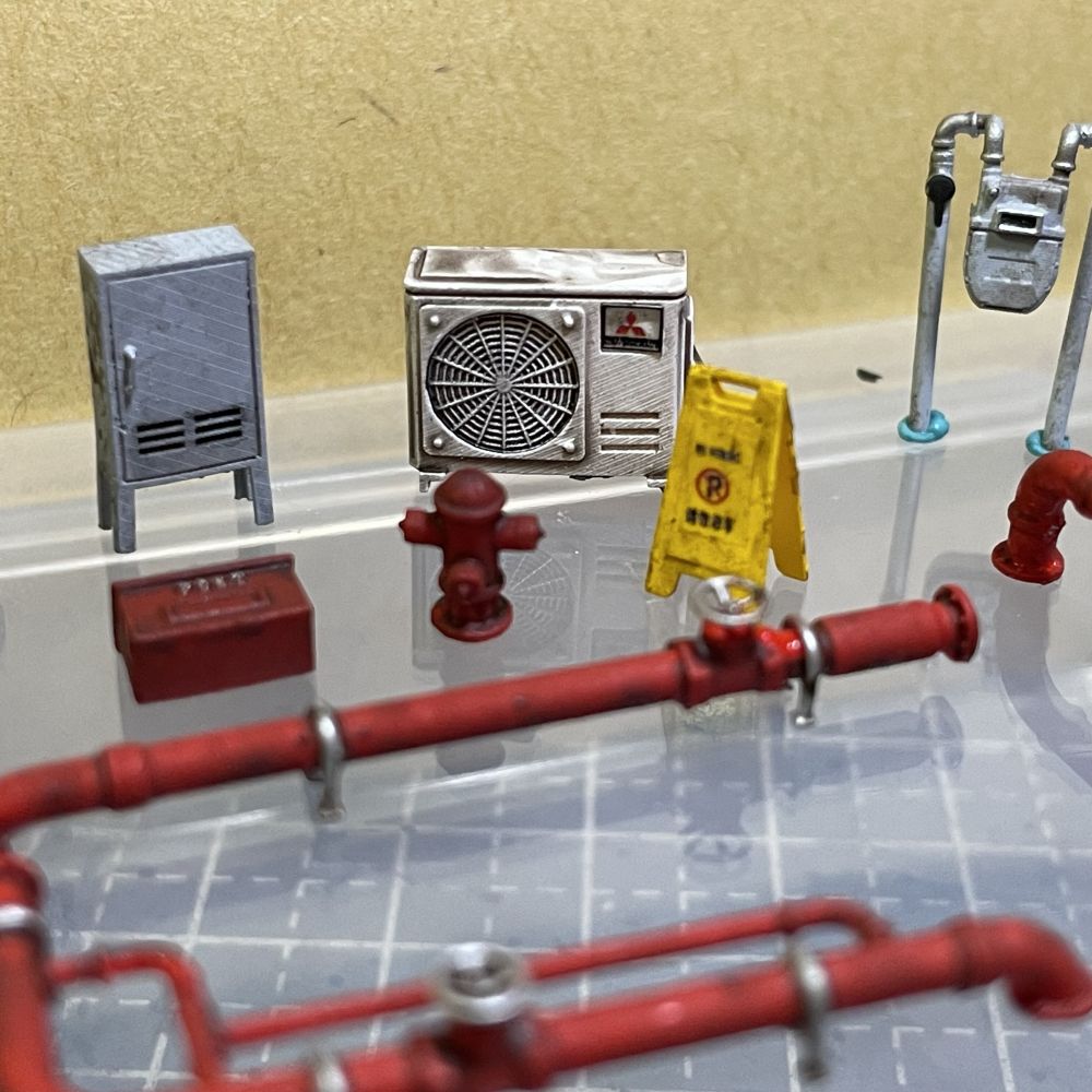Diorama 1:64 ar condicionado m - Auto Repair Shop Japan avaliação e preço